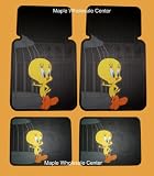 4PC Tweety Bird Cage Front Rear Floor Mats