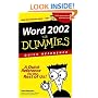 Word 2002 for Dummies Quick Reference