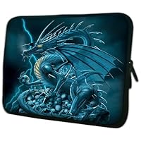 14 inch Blue Dragon Exterminator Notebook Laptop Sleeve Bag Carrying Case for most of MacBook, Acer, ASUS, Dell, HP, Lenovo, Sony, Toshiba