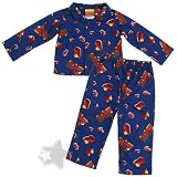 Curious George Firefighter Coat-Style Pajamas for Toddler Boys