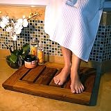 Review Teak by Infinita 899029001569 / Le Spa Teak Floor & Shower Mat, Tile Model E, Rectangular