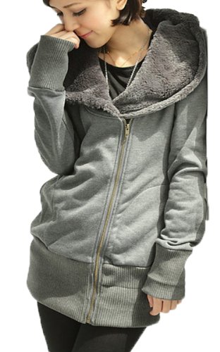 (ゴールドジャパン)Goldjapan パーカージップアップトップス ロング丈綿100％