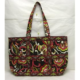 Vera Bradley Large Tic Tac Tote Bag Puccini