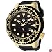 Swiss Legend Men's 21818D-YG-01 Neptune Collection Yellow Gold Ion-Plated Black Rubber Watch
