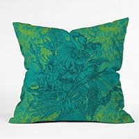 DENY Designs Geronimo Studio Amazonia Throw Pillow, 16-Inch by 16-Inch