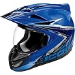 Icon Salvo Men's Variant Sports Bike Racing Motorcycle Helmet - Blue