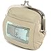 Womens Leather Coin Purse Mini Wallet Metal Frame ID Window Credit Card Case New