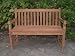 HUMBER TEAK 1.3 METRE LADY EMILY CLASSIC BENCH. MADE FROM GRADE A TEAK