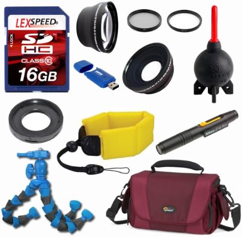 Olympus Stylus TG3 TG-3 T-G3 TG-2 TG2 T-G2 iHS Deluxe Accessory Kit