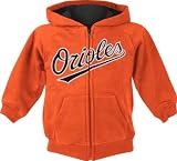 Baltimore Orioles Orange Youth Fleece Full-Zip Hooded Sweatshirt