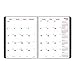 Brownline 11 X 8.5 Inches 2015 Duraflex Monthly Planner with Twin-Wire, Black (CB1262V.BLK-15)
