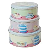 Review Rex  / Set of Three Tea & Cakes Nesting Tins