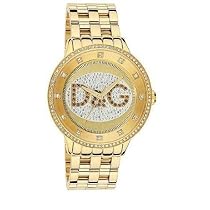 D&G Dolce & Gabbana Gold Plated Bracelet Watch