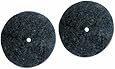 Koblenz Genuine Felt Buffing Pads Pack of Two Pads and Two Plastic Retainers