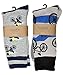 Fine Fit Mens Novelty Print Socks | 2 Pair Set | Trouser Socks | Casual | Crew