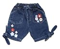Baby Girl Denim 3/4 Jeans, Baby Short Jeans Clothing