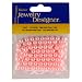 6mm Loose Round Pearls, Lt Pink, 120 Pc Pkg (1 Pack)