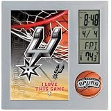 San Antonio Spurs Desk Clock with Picture Frame