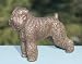 Bouvier des Flandres (Natural Ears): Cold-cast Bronze Figurine 6.0 inches long