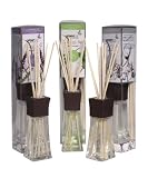 51JvL1eBL2L. SL160  Greenair All Natural Aromatherapy Reed Diffuser, Lavender Fields, Lemongrass Sage and Fresh Cotton, Set of 3