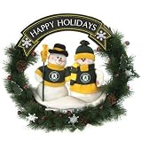 Oakland Athletics Team Snowman Christmas Wreath