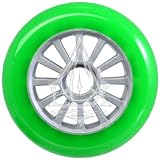 YAK Scooter Wheel Green/Silver 100mm