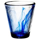 Bormioli Rocco Murano Rocks Glasses, Gift Boxed, Set of 4, Cobalt Blue