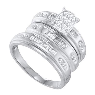 Cheap Girls Jewelry 0.43CT DIAMOND FASHION TRIO SET For Sale Cheap Girls Jewelry 0.43CT DIAMOND FASHION TRIO SET For Sale