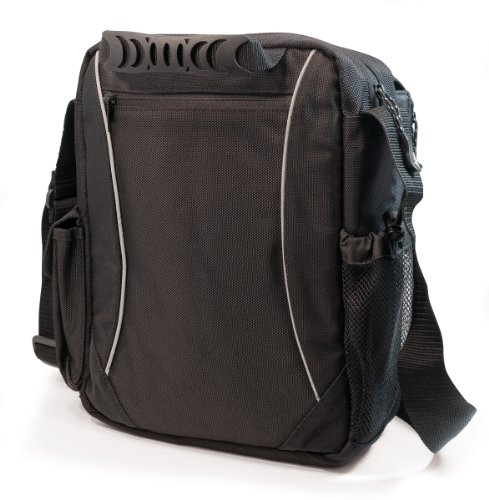 Mobile Edge Mini Messenger Bag- 9-Inch-13.3-Inch fits all iPad generations including iPad4 (Black/Silver) Mobile Edge Mini Messenger Bag- 9-Inch-13.3-Inch fits all iPad generations including iPad4 (Black/Silver)