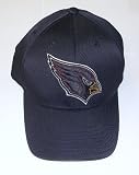 NFL Men's Arizona Cardinals End Zone Black Structured Flex Hat - Tw90Z (Black, Large/X-Large)