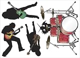 Easy Stick 4 Piece Rockin Band - Vinyl Wall Art Decal