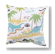 Danica Studio 12 by 12 Cushion, Dino-Mite