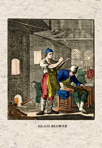 Glass Blower 28x42 Giclee on Canvas