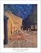 Cafe At Night by Vincent Van Gogh. ART PRINT ON CANVAS with 1 1/2 inch deep bars. 10.81 inches width by 13.81 inches height. Highest Quality Art Poster Print