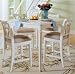 American Drew Camden Gathering Table in Antique White Finish