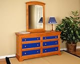Ligo Products Color Box Dresser and Mirror Set in Pine Review