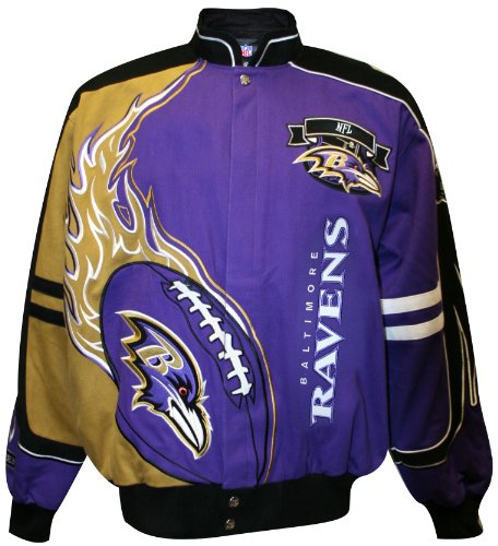 NFL Baltimore Ravens Men's Redzone Jacket (Team, 5X-Large)
