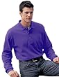 Men's Spartan Pique Long Sleeve Pocketed Golf Shirt