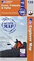 Dover, Folkestone and Hythe (OS Explorer Map Active)