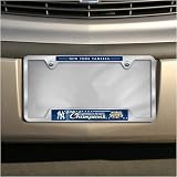 New York Yankees 2009 World Series Champions 27-Time Champs Metal License Plate Frame