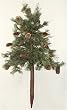 3' Alpine Cashmere Twig Artificial Christmas Stake Tree with Pine Cones - Unlit