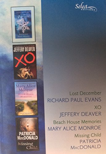 Reader's Digest Select Editions Vol 1 2013. Lost December, XO, Beach House Memories, Missing Child