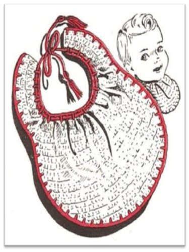 #2739 BABY BIB VINTAGE CROCHET PATTERN