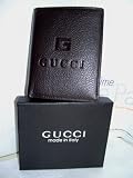 GUCCI MEN's BROWN LEATHER BIFOLD WALLET NEW IN BOX by Gucci