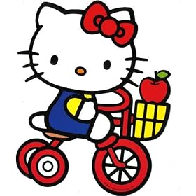 Sanrio - Sticker Mural Hello Kitty Silhouette - Mod�le Apple