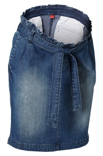ESPRIT Maternity Damen Umstandsmode Rock A84207, Gr. 42, Blau (930 Stonewash) Preisvergleich