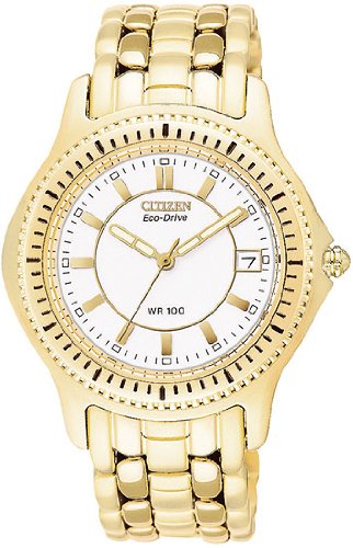 Citizen Men's BM6252-56A Riega Gold-Tone Bracelet Watch
