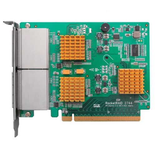 RocketRAID 2744 Speichercontroller 16 Sender-Kanal SATA-600 SAS 2.0 PCI-e 2.0 x16 RocketRAID 2744 Speichercontroller 16 Sender-Kanal SATA-600 SAS 2.0 PCI-e 2.0 x16