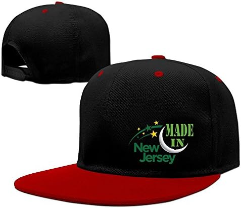 Made In New Jersey Sports Outdoor Breathable Adjustable Unisex Fashion Cap Red