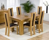 Kentucky 150 Solid Oak Dining Table with 6 Toronto Chairs